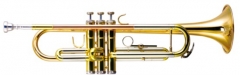 Yellow Brass Trumpet Bb Key Stainless Steel Piston...