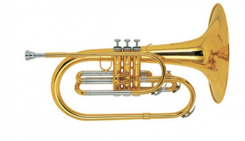 Marching Mellophone F Tone Brass Body Instruments Supplying OEM Dropshipping