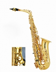 Alto Sax Yellow Brass Body with Case Musical instruments Online shop Suppliers
