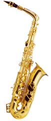 C Melody Alto Saxophone with wood Case Musical ins...