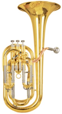 Bb Baritone Horn 3 Pistons Musical instruments Wholesale China Suppliers