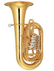 Rotary Valve Tuba C Flat 871mm Height Brass Instru...