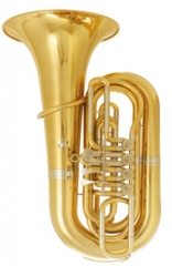 4/4 Rotary Valve Tuba Bb Flat Yellow Brass Body 89...