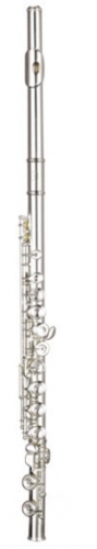 Cupronickel Flute 16 open Holes French Key Italy Pads WoodWind Instruments for sale with Case