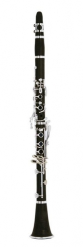 Clarinets Bb Bakelite Body 17 Keys with Nickel Plated Musical Instruments with ABS Case