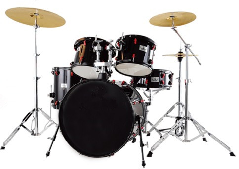 Red PVC Drum Set 5 pieces Drum set for Sale