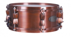 Copper Snare Drum 14”*5” Die-cast hoops Bronze Fin...