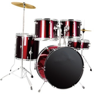 5-pc PVC Drum Sets 6-ply Shells Musical instruments for Sale