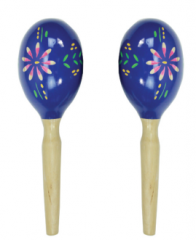 Maracas 29.5*8.5cm Wooden Material Hand Painted Pe...