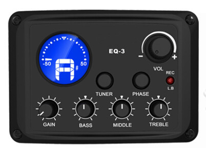 3 band EQ LCD tuner Guitar tuners online for sale
