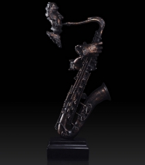 Saxophone Music Decoration Resin Material Holiday Gift Interior Decoration