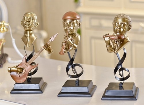 Music Artist Decoration Resin Material Holiday Gift Interior Decoration