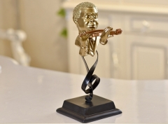 Music Artist Decoration Resin Material Holiday Gift Interior Decoration