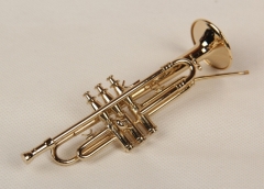 Mini Trumpet Mould 12cm Mini Musical Instruments Holiday Gift