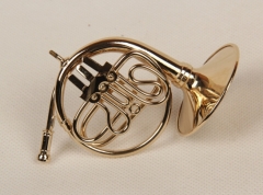 Mini French Horn Mould 10cm Mini Musical Instruments Holiday Gift