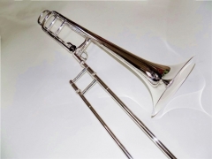 Bb/F Tenor Trombone Lacquer/Nickel plated/Silver plated Cupronickel Slide trombone With Foambody case