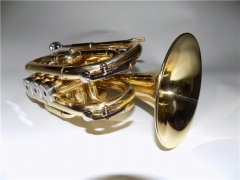 Bb Pocket Cornet Yellow Brass Body Lacquer Finish Trumpet Sale OEM Dropshipping China mainland supplier