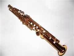 Bb Soprano Saxophone with ABS Case and Mouthpiece China Mainland Musical instruments factories OEM