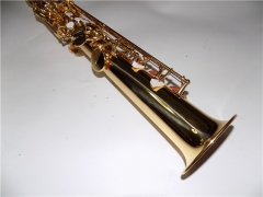 Bb Soprano Saxophone with ABS Case and Mouthpiece China Mainland Musical instruments factories OEM