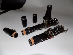 Bb Bakelite Clarinet 17 Keys with ABS Case Woodwind Musical Instruments OEM Supplier