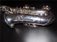 Eb Alto Sax in Silver Plated Yellow brass Saxophone China Musical instruments on sale