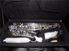 Eb Alto Sax in Silver Plated Yellow brass Saxophon...