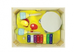 Orff musical instruments set tambourine maracas Gl...