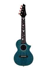 NEW Enya M6 Ukulele Blue/Black Solid Mahogany ukuleles concert tenor with bag Hawaii mini guitar musical instruments