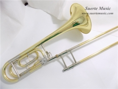 Bb/F Bass trombones Brass Body with Foambody case Online shop for sale