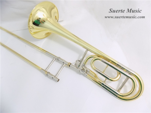 Bb/F Bass trombones Brass Body with Foambody case Online shop for sale