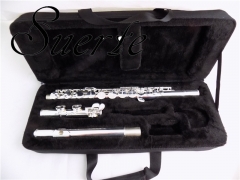 Alto Flute 16 Closed Holes Silver plated WoodWind Instruments for sale with Case