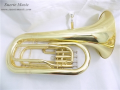 Bb Euphonium Four Piston Valves Lacquer Finish with Mouthpiece and case Brass Instruments Online Sale