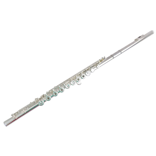 China musical instruments Flute 17 open Holes B footjoint French Key Silver plated Italy Pads