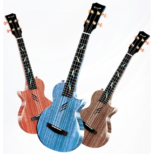 Enya one-piece Mahogany ukulele concert Electric ukulele tenor Four string guitar 23 26 with pickups string musical instruments