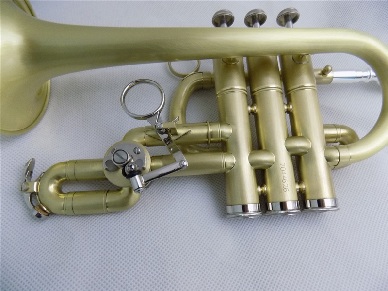  SALE - 62 Piccolo Trumpet, Bb, Brass Polished with case and  mouthpiece. : Musical Instruments