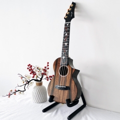 Enya M6 Cutaway Ukulele Tenor 3A Solid Mahogany Body with Enya cotton bag Four String Guitar Musical instruments