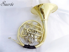 Bb/F/High F Triple Horn Yellow brass Body With Fiberglass case Six valves Brass musical Instruments China factory suppliers