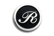 RLC_3-dimensional logo embossed on color filled background