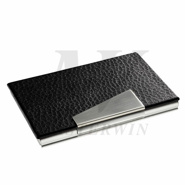 PU_Metal Name Card Case(with Aluminium back)_87543