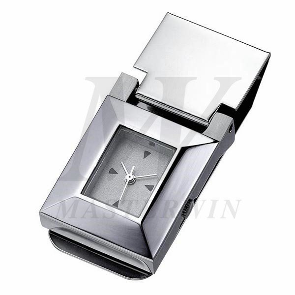 Metal Money Clip with Clock_85809