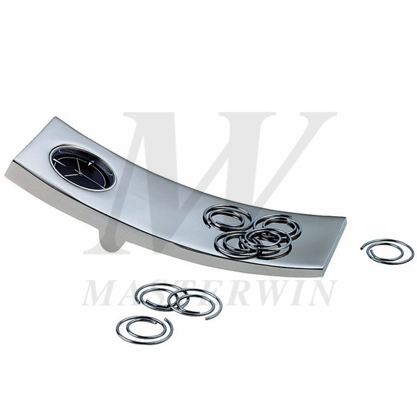 Metal Desk Quartz Clock with Magnetic Clip Holder_83590