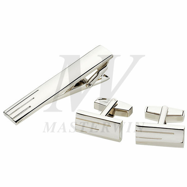 Metal Tie Clip and Cufflinks Set_94973