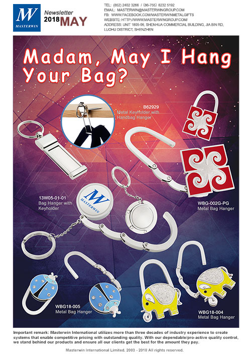 Madam, May I hang your bag?