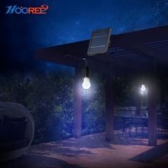 Hooree SL-40B Portable Tow Light Bulbs Outdoor Solar Light with Light Control Function