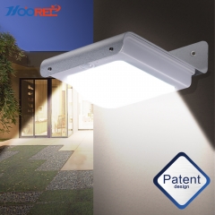 Hooree SL-10P 16 LED Waterproof Motion Sensor Solar Wall Lamp