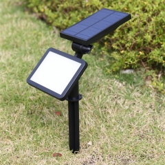 Hooree SL-50C 48 LED Super Bright Adjustable Angle Solar Wall Light Lawn Light for Outdoor Garden Use