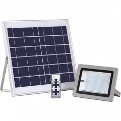 Hooree SL-386 LFP Battery IR Remote Control Outdoor Solar Flood Light with Timing Function