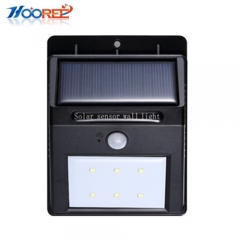 Hooree SL-810B 6 LED Motion Sensor Solar Wall Lamp