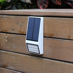 Hooree SL-860B 15 LED Outdoor Super Bright Microwave Induction with Dim Light Solar Wall Lamp