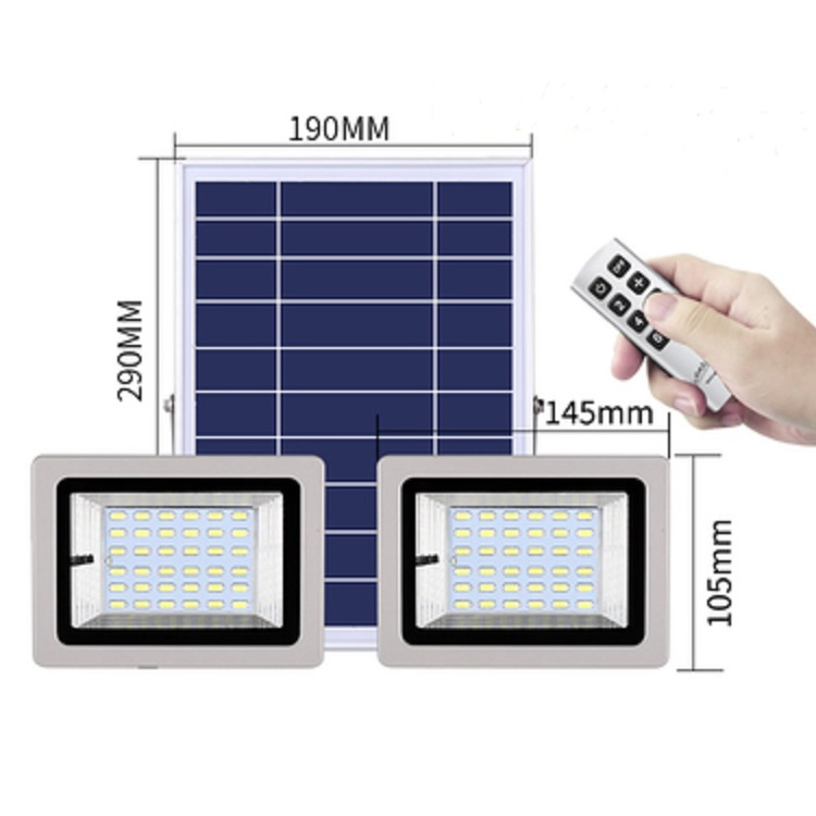 Size of solar flood light SL-388 18W